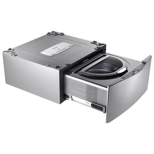 27 po 1,1 pi³ SideKick de LG pour Laveuse sur socle - Inox - BO - Parfait état