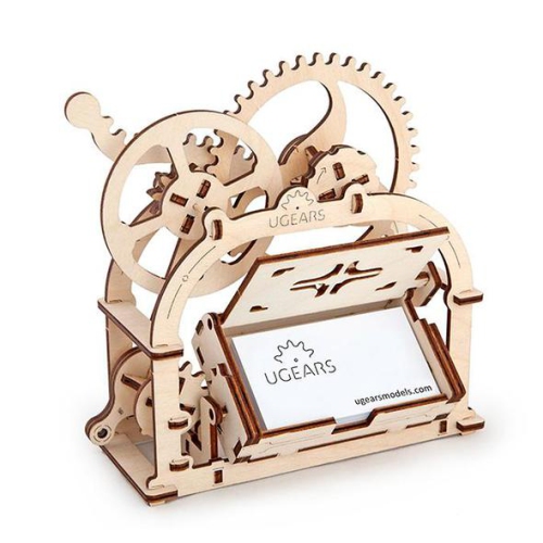 UGEARS  3D Self Propelled Model Mechanical Etui Box Wooden Puzzle Eco Friendly Diy Craft Set