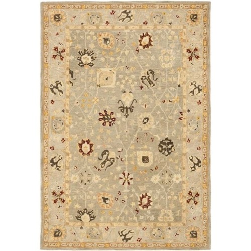 SAFAVIEH  Anatolia Grey Blue Traditional Rug - 6' X 9'