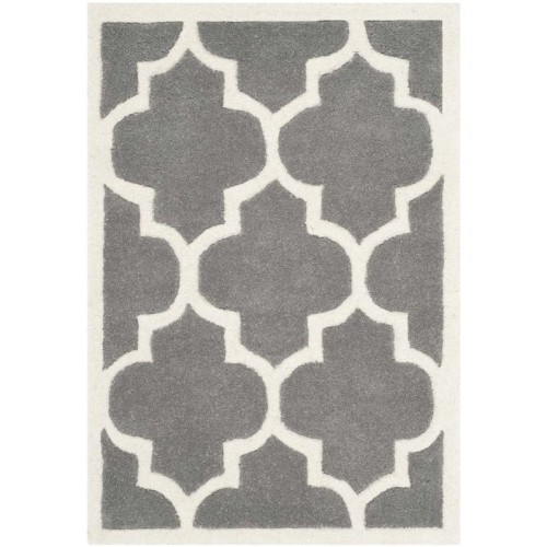 Image 1 of 1.. Safavieh Chatham Dark Grey Contemporary Rug - Runner 2'3" x 5'
