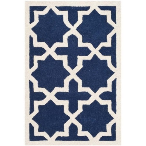 Image 1 of 1.. Safavieh Chatham Dark Blue Contemporary Rug - Runner 2'3" x 5'