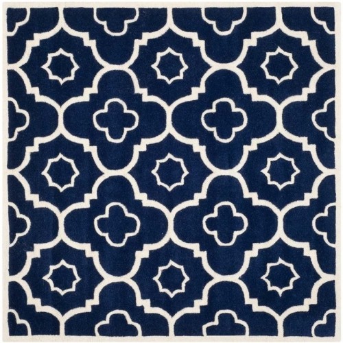 Safavieh Chatham Dark Blue Contemporary Rug - Square 5'