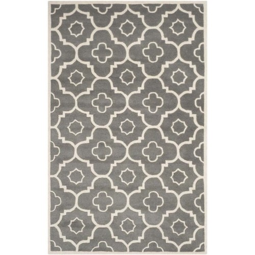 Safavieh Chatham Dark Grey Contemporary Rug - 5' x 8'