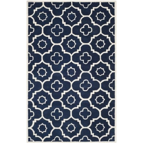 Safavieh Chatham Dark Blue Contemporary Rug - 5' x 8'