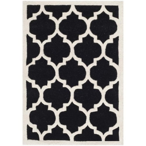 Tapis contemporain noir Chatham de Safavieh - 3 x 5 pi