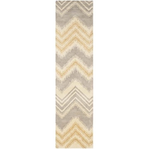 Image 1 de 1.. Tapis contemporain Safah Capri gris - 2 pi 3 po x 9 pi