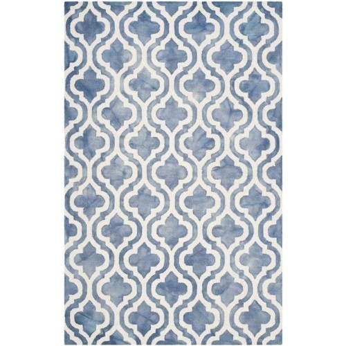 Tapis contemporain bleu à teinte Safavieh - 3 x 5 pi