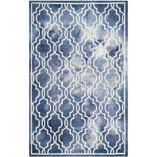 SAFAVIEH  Dip Dyed Navy Contemporary Rug - 9' X 12'