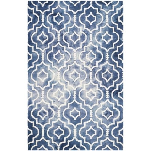 Tapis contemporain bleu marine à teinte Safavieh - 9 x 12 pi