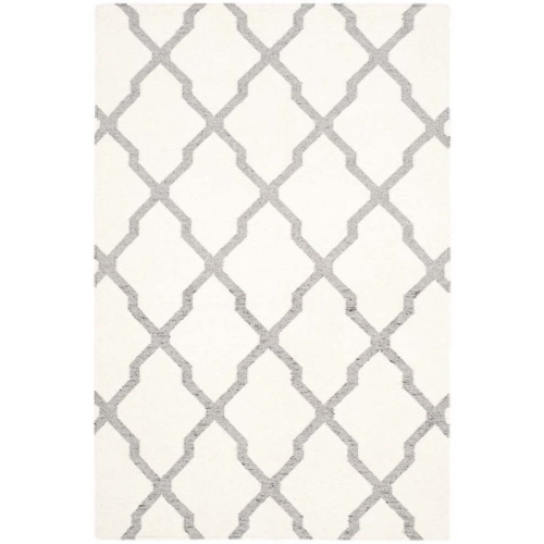 Tapis contemporain Safavieh Dhurries, ivoire - 4 x 6 pi