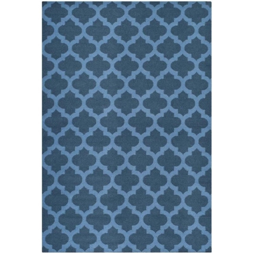 Safavieh Dhurries Ink Contemporary Rug - 4' x 6'