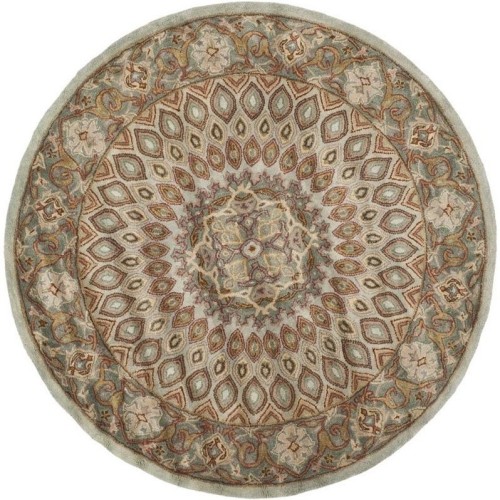 Safavieh Heritage Blue Traditional Rug - Round 6'6"