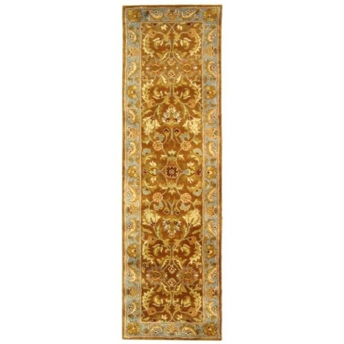 Tapis traditionnel Safaeh Heritage Brown - Runner 2 pi 3 po x 22 pi