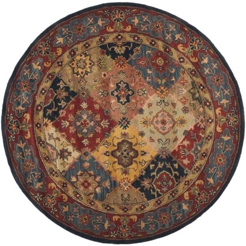 Safavieh Heritage Red Traditional Rug - Round 6'
