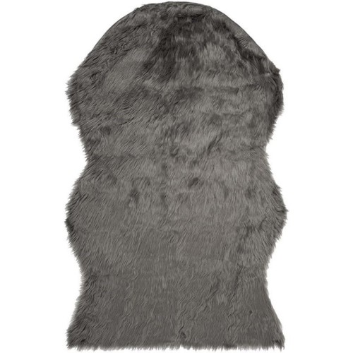 Safavieh Faux Sheep Skin Grey Shag Rug - 3' x 5'