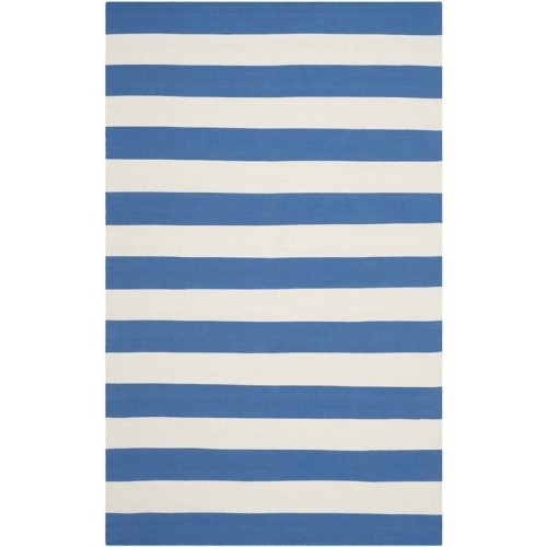 Tapis contemporain bleu Safah Montauk - 6 x 9 pi