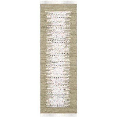 Tapis contemporain Safaeh Montauk Ivoire - Runner 2 pi 3 po x 7 pi