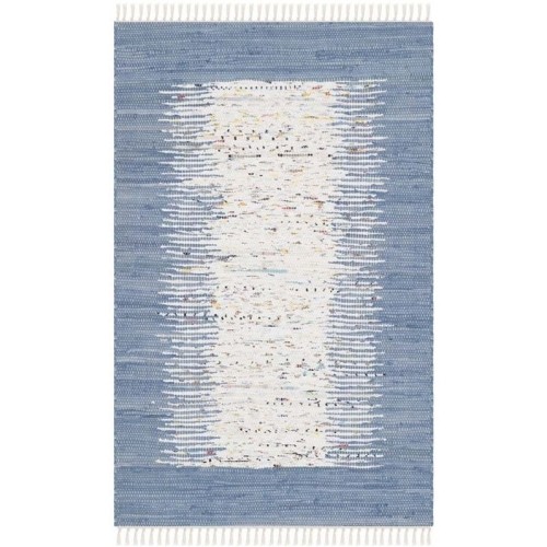 Tapis contemporain Safaeh Montauk Ivoire - Runner 2 pi 6 po x 4 pi
