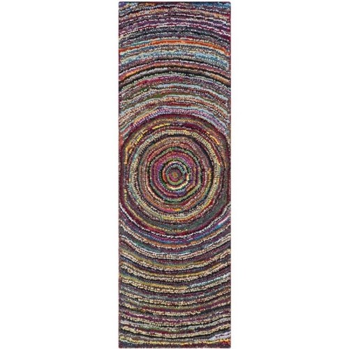 Safavieh Nantucket Green Contemporary Rug - 2'3" x 9'