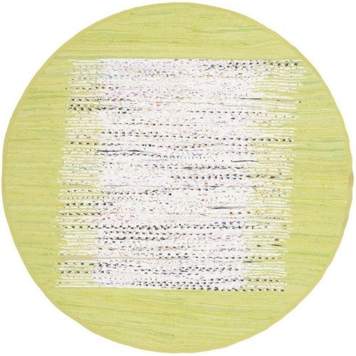 Tapis contemporain Safah Montauk Ivoire - rond 6 pi