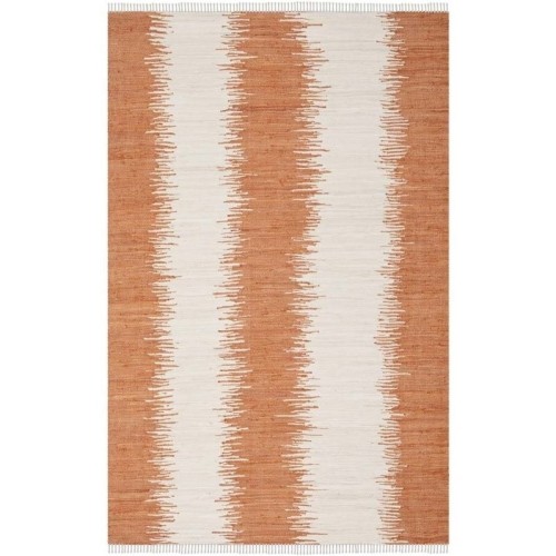 Tapis contemporain Safah Montauk Orange - 9 x 12 pi