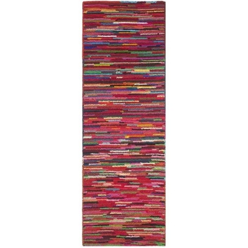 Safavieh Nantucket Pink Contemporary Rug - Runner 2'3" x 8'