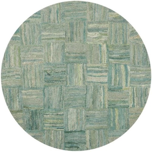 Safavieh Nantucket Green Contemporary Rug - Round 6'