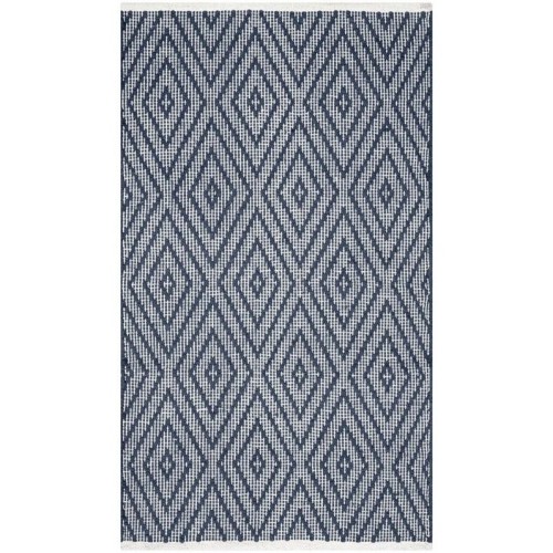 Safavieh Montauk Navy Contemporary Rug - 4' x 6'