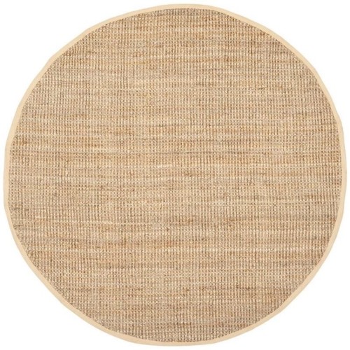 SAFAVIEH  Natural Fiber Natural Area Rug - Round 5'