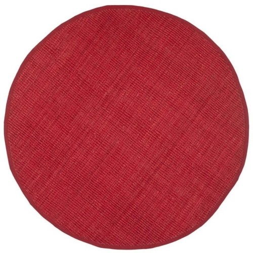 SAFAVIEH  Fiber 4' Round Area Rug - Red