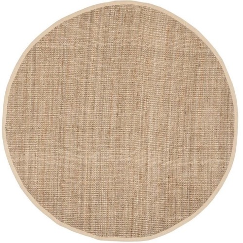 SAFAVIEH  Natural Fiber Natural Area Rug - Round 5'