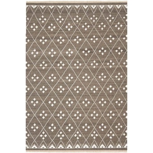 SAFAVIEH  Natural Kilim Brown Area Rug - 6' X 9'