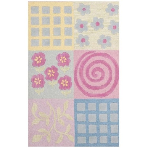 SAFAVIEH   Kids Pink Novelty Rug - 3' X 5'