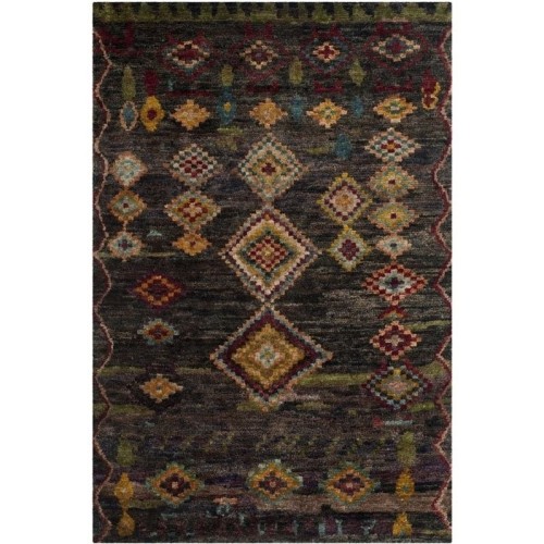 SAFAVIEH  Tangier Black Area Rug - 5' X 8'