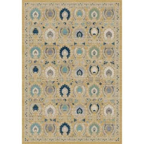 Safavieh Evoke 3' X 5' Power Loomed Rug in Gold and Ivory
