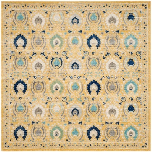 Safavieh Evoke 3' X 5' Power Loomed Rug in Gold and Ivory