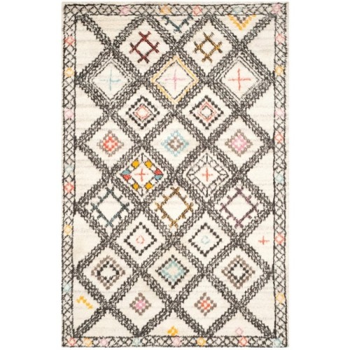 SAFAVIEH  Kenya 6' X 9' Hand Knotted Wool And Cotton Rug In Natural