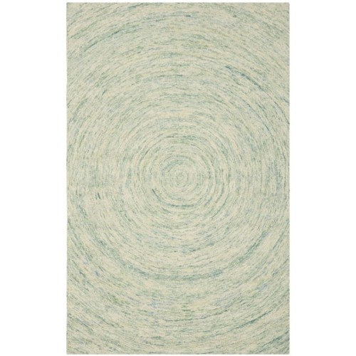 Safavieh Ikat 2'3" X 6' Hand Tufted Wool Pile Rug in Ivory and Blue