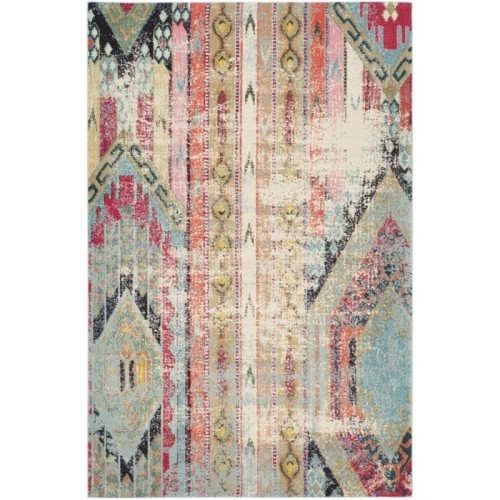 SAFAVIEH  Monaco 2'2" X 12' Power Loomed Polypropylene Rug