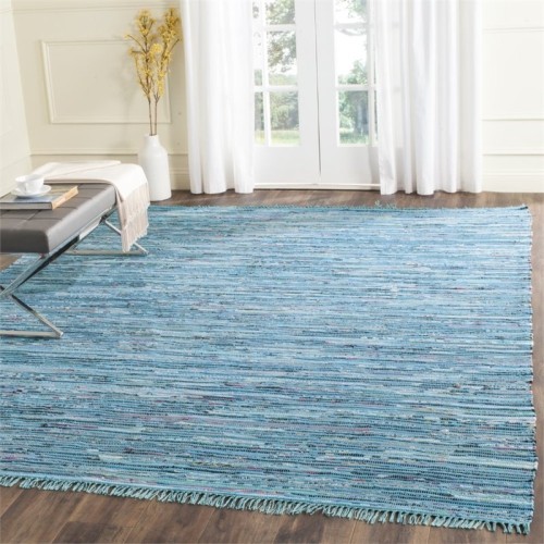 SAFAVIEH Braided May Confetti Solid Cotton Area Rug, Multi, 2'6 x 4' 