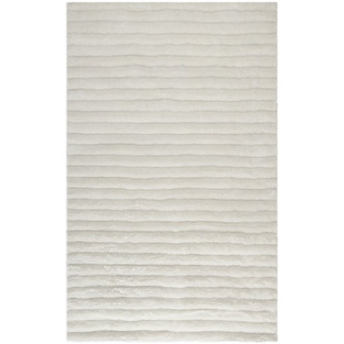 SAFAVIEH  3D Shag 2' X 3' Hand Tufted Rug In Pearl