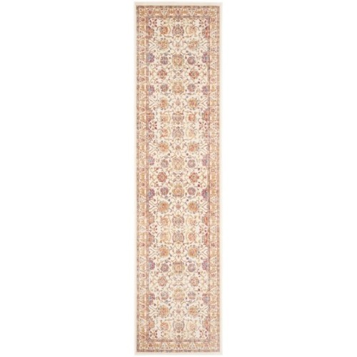 SAFAVIEH  Sevilla 4' X 5'7" Power Loomed Viscose Rug In Ivory