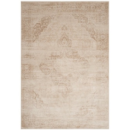 SAFAVIEH  Vintage 2'7" X 4' Power Loomed Viscose Pile Rug In Stone