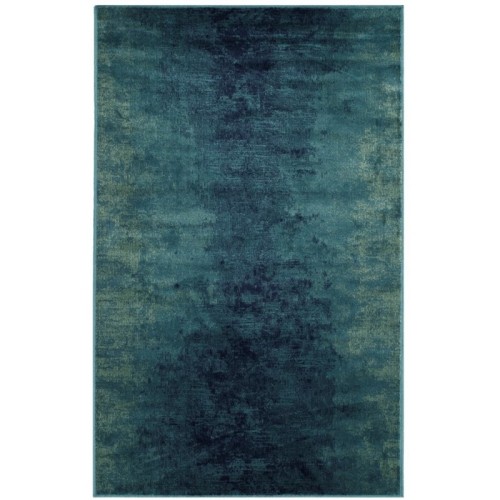 SAFAVIEH  Vintage 2'7" X 4' Power Loomed Viscose Pile Rug In Turquoise