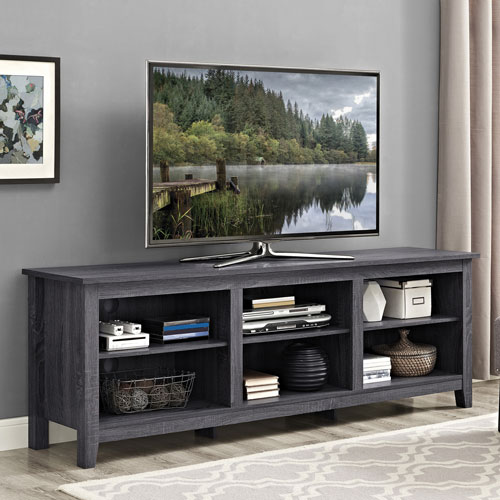 Winmoor Home Traditional 70" TV Stand - Charcoal