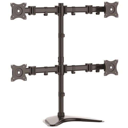 StarTech Quad Monitor Stand - Steel - For VESA Mount Monitors up to 27in