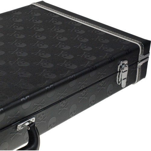 Solo – Étui rigide pour guitare électrique ST/TC, crâne noir