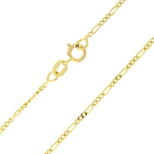 PRICE-HUT  10K 16" Gold Figaro Link 1.2 MM Italian Chain With Lobster Clasp Tn3011016 In Yellow