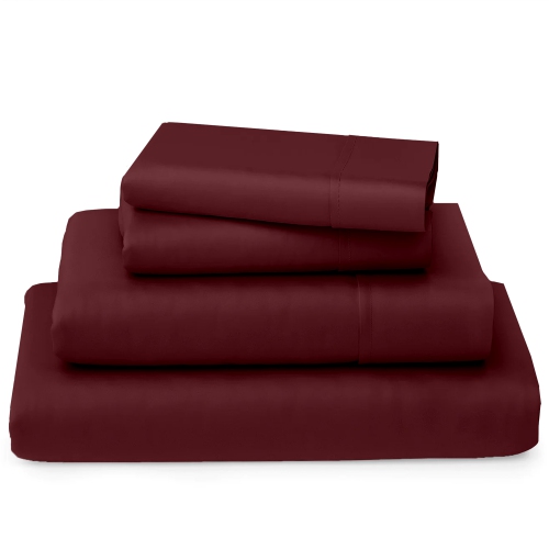 EGYPTIAN COMFORT - Silky Smooth Lightweight Bed Sheet Set - Brushed Micro - Deep Pocket - 4 Piece Set