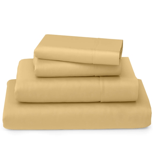 EGYPTIAN COMFORT - Silky Smooth Lightweight Bed Sheet Set - Brushed Micro - Deep Pocket - 4 Piece Set